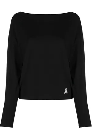 Patrizia Pepe Semi-sheer long-sleeve sweatshirt