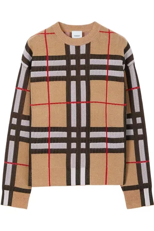 Burberry Vintage Check round-neck jumper