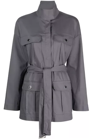 Patrizia Pepe Women Parkas - High-neck belted parka