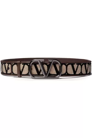 VALENTINO GARAVANI Toile Iconographe belt