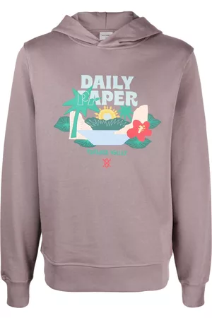 Daily paper Men Sweatshirts - Remy logo-print cotton hoodie