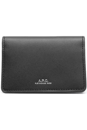 A.P.C. Men Wallets - Stefan bi-fold leather wallet