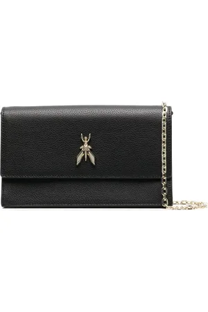 Patrizia Pepe Logo-plaque leather crossbody bag