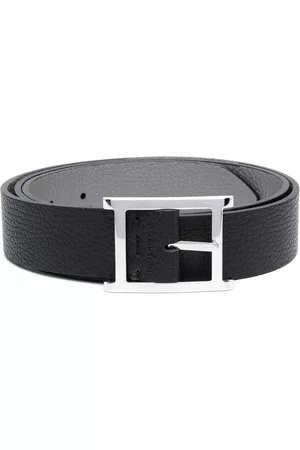 Orciani Men Belts - Logo-debossed leather belt