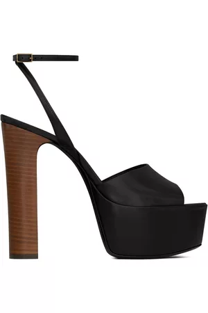 Saint Laurent Women Platform Sandals - Jodie 95mm platform sandals