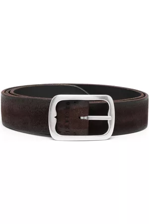 Orciani Men Belts - Logo-debossed leather belt
