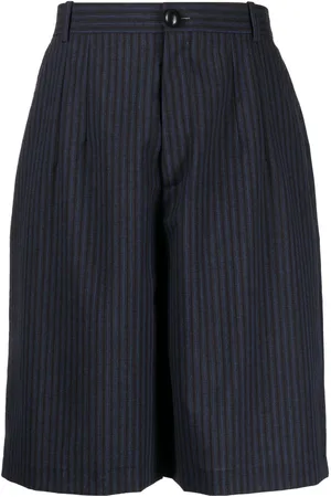 Namacheko Wide-leg striped tailored shorts