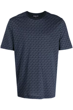Michael Kors Men Short Sleeve - Monogram-print cotton T-shirt