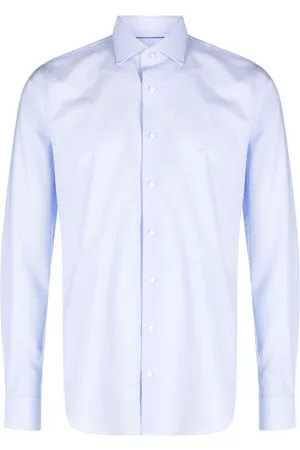 Michael Kors Men Long sleeves - Long-sleeve cotton shirt