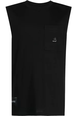 Izzue Men Tank Tops - Logo-patch tank top