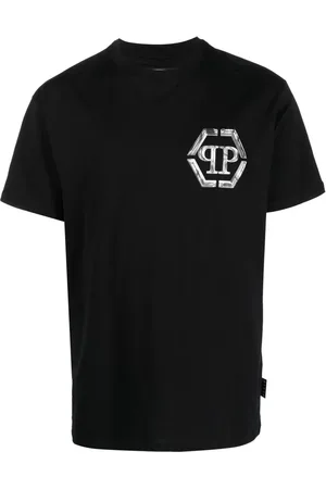 Philipp Plein SS PP Glass logo-print T-shirt