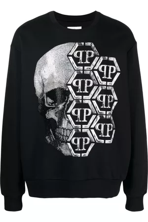 Philipp Plein Skull-print crew-neck sweatshirt