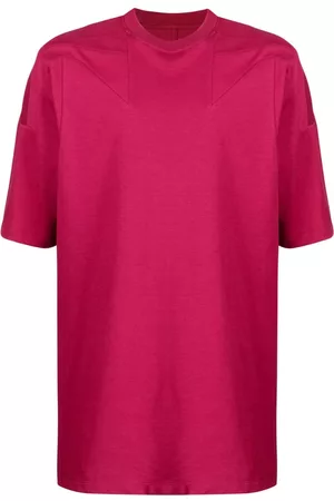 Rick Owens Seam-detail short-sleeved cotton T-shirt