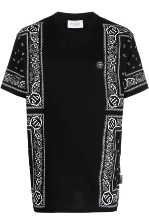 Philipp Plein SS Paisley Bandana crew-neck T-shirt
