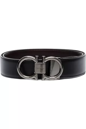 Salvatore Ferragamo Men Belts - Gancini leather belt