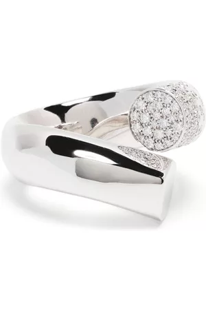 Tabayer 18kt white gold Large Oera diamond ring