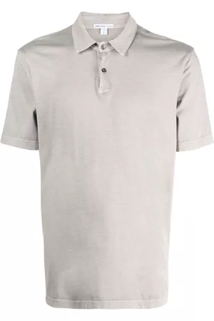 James Perse Men Polo Shirts - Short-sleeve Supima-cotton polo shirt
