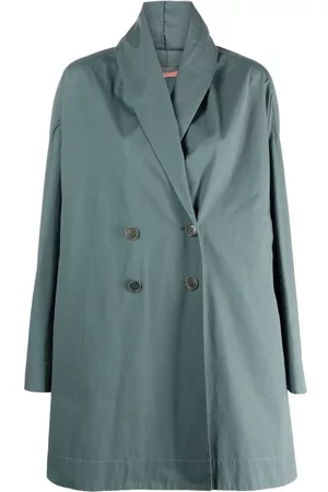 ROMEO GIGLI 1990s double-breasted cotton coat