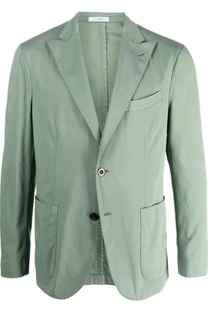 Boglioli Single-breasted stretch-cotton blazer
