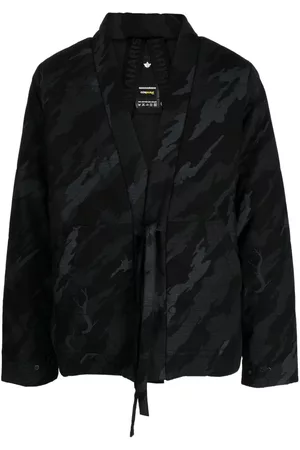 Maharishi Bonsai Forest-print padded jacket