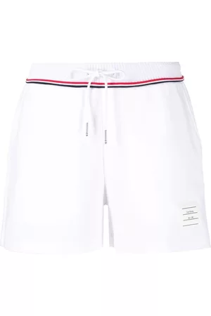 Thom Browne Logo-patch sweat shorts