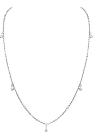 Louis Vuitton pre-owned 18kt White Gold Dentelle Diamond Pendant Necklace -  Farfetch