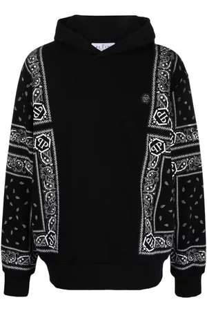 Philipp Plein Bandana-print long-sleeve hoodie
