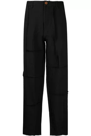 Comme des Garçons Exposed-seam straight-leg trousers