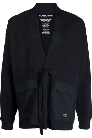 Maharishi Men Jackets - Tie-fastening cotton jacket