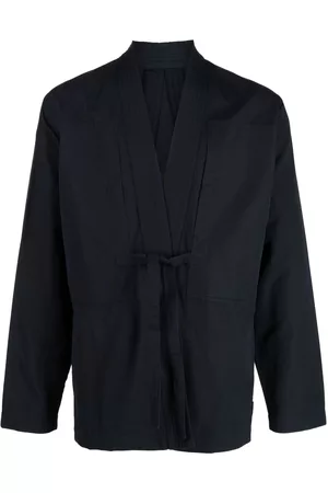 Maharishi Men Shirts - Utility tie-fastening shirt jacket
