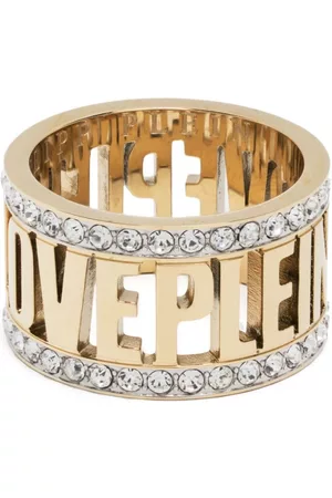 Philipp Plein Lettering polished ring