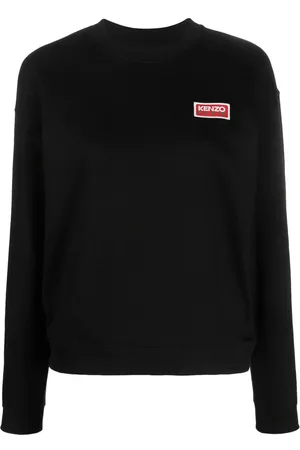 Kenzo Logo-embroidered cotton sweatshirt