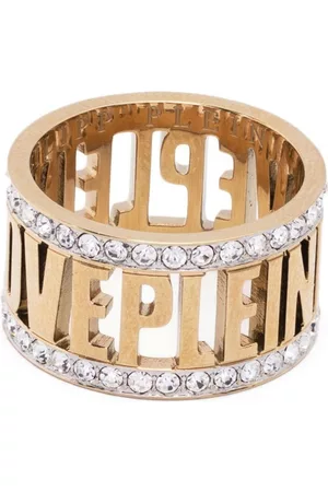 Philipp Plein Logo-lettering band ring