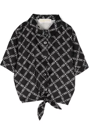 Michael Kors Girls Blouses - Monogram-print shirt
