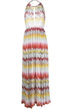 Missoni Zigzag-woven long dress