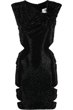 Philipp Plein Crystal-embellished mini dress