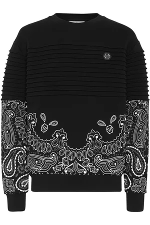 Philipp Plein Paisley-print cotton sweatshirt