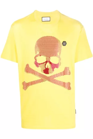 Philipp Plein Men Short Sleeve - Skull-print short-sleeve T-shirt