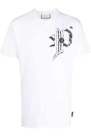 Philipp Plein Men Short Sleeve - SS Gothic Plein round-neck T-shirt
