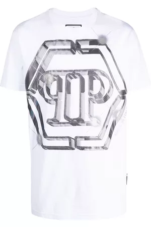 Philipp Plein Men Short Sleeve - Logo-print short-sleeved T-shirt