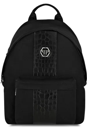 Philipp Plein Logo-plaque zip-up backpack