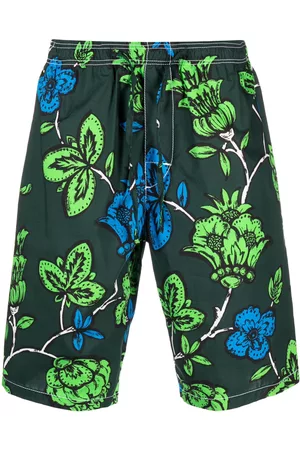 P.a.r.o.s.h. Men Sports Shorts - Floral-print cotton short