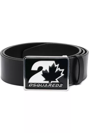 Dsquared2 Men Belts - Logo-buckle leather belt
