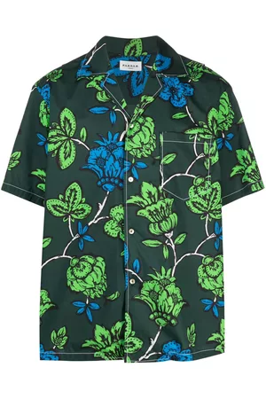 P.a.r.o.s.h. Men Shirts - Floral-print cotton shirt