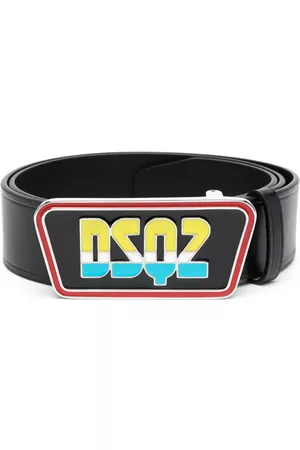 Dsquared2 Men Belts - Logo-buckle leather belt