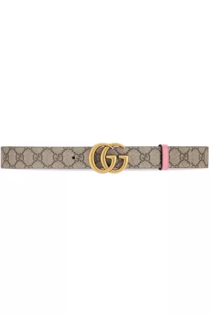 Gucci Women Belts - GG Marmont reversible leather belt