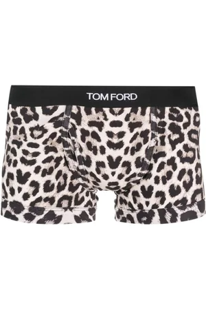 Tom Ford Animal-print stretch-cotton boxers