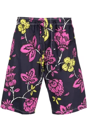 P.a.r.o.s.h. Men Sports Shorts - Floral-print cotton short