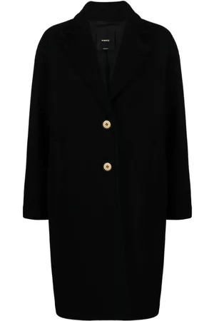 Pinko Women Coats - Button-down single-breasted coat