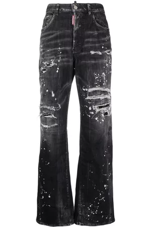 Dsquared2 Women Bootcut & Flares - Distressed bootcut jeans